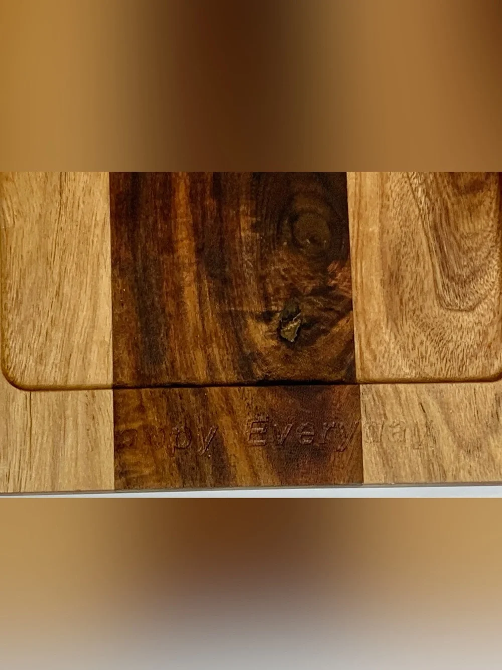 HTB Acacia Wood Charcuterie Serving Board Happy Everyday Cheese Cutting Board